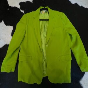 GREEN ZARA BLAZER